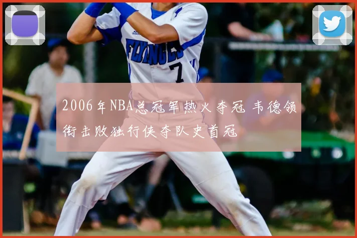 2006年NBA总冠军热火夺冠 韦德领衔击败独行侠夺队史首冠